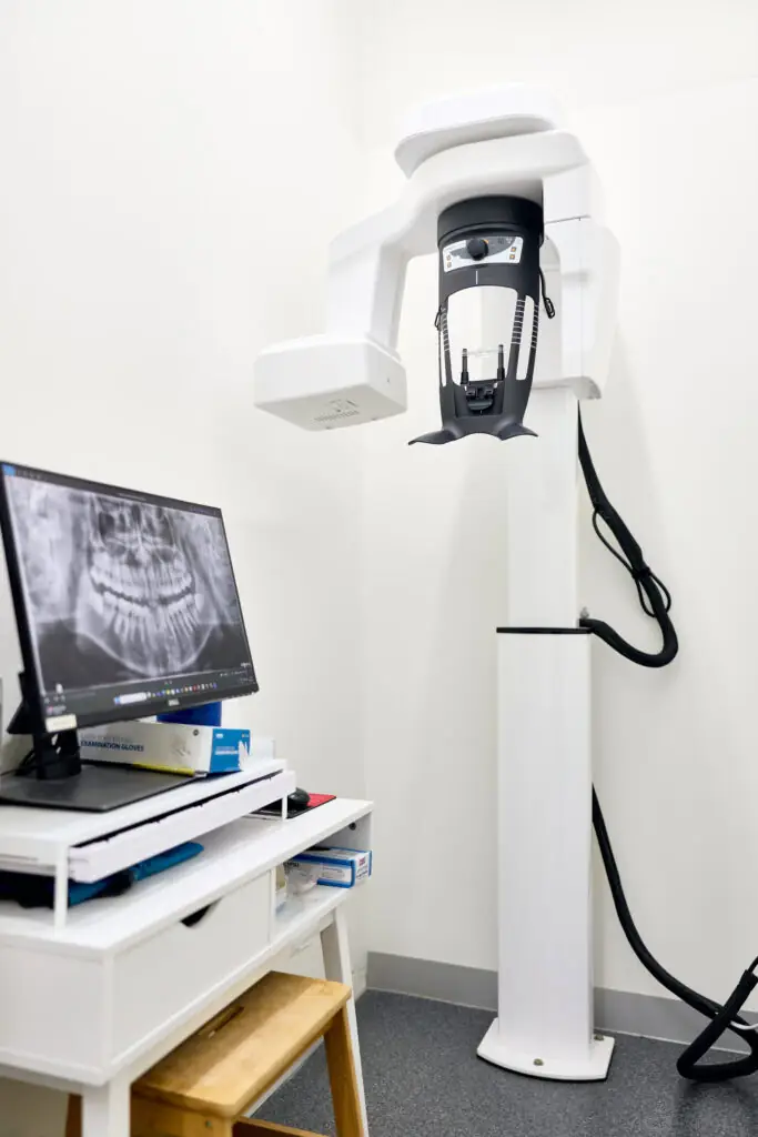 Digital x-ray machine at Care Dental Camberwell