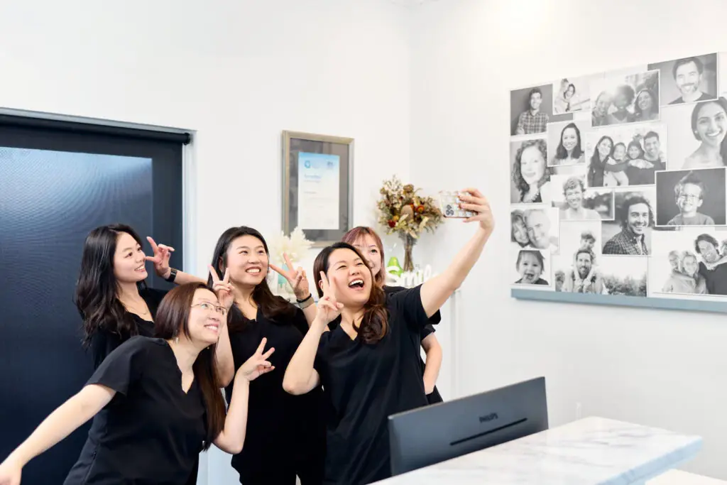 The Care Dental Camberwell front desk team at reception